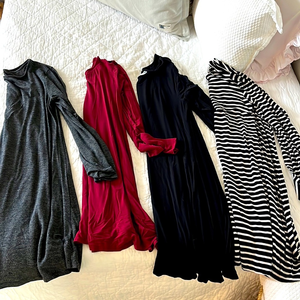 4 BUNDLE: XL long sleeve dresses